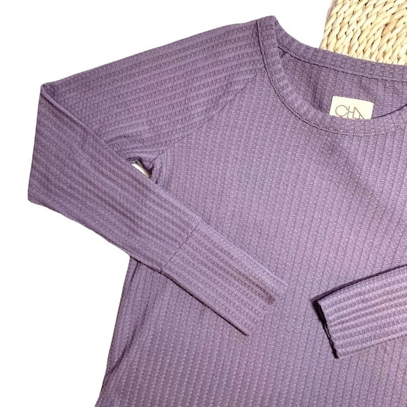 Chaser Thermal Button Cuff Waffle Knit Shirt Size Small - Picture 17 of 17